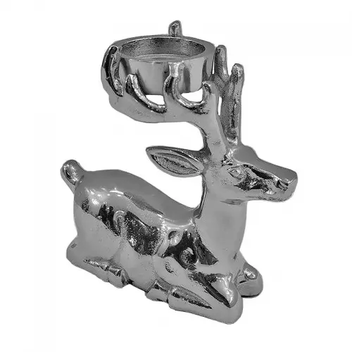 By Kohler  Reindeer T-Light Holder 5x14x14cm (113175)