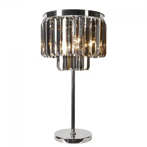 By Kohler  Table Lamp Damien 40x40x71cm Smoke Crystal (109894)