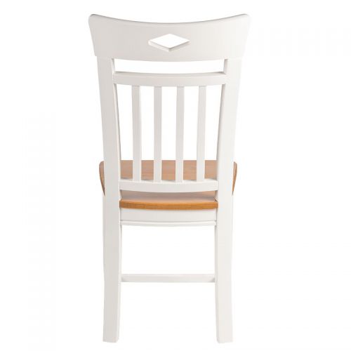 By Kohler  Dijon rural dining chair white and brown (100935)