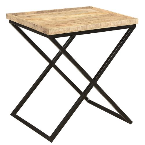 By Kohler  Side table Camron wood with tray (200282)